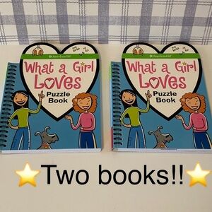 American Girl “What A Girl Loves”Puzzle Books Activities Jokes Brain Teasers